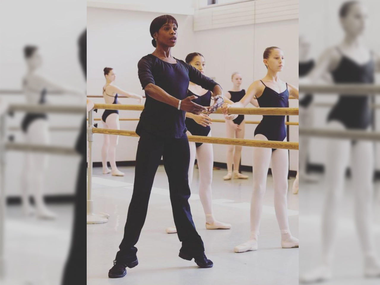 Ballet class with Andrea Long-Naidu
