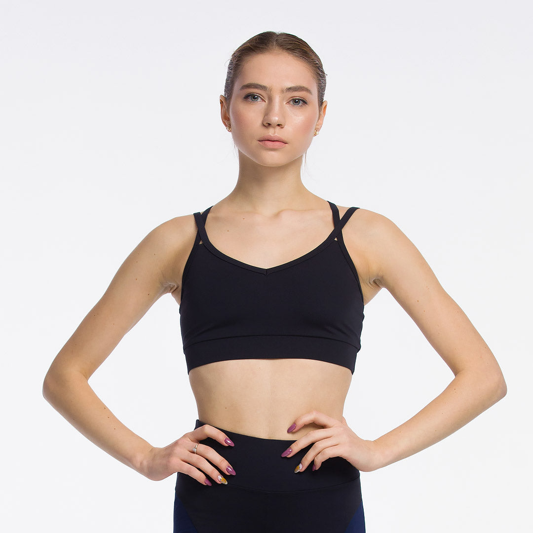 active style bra in black color