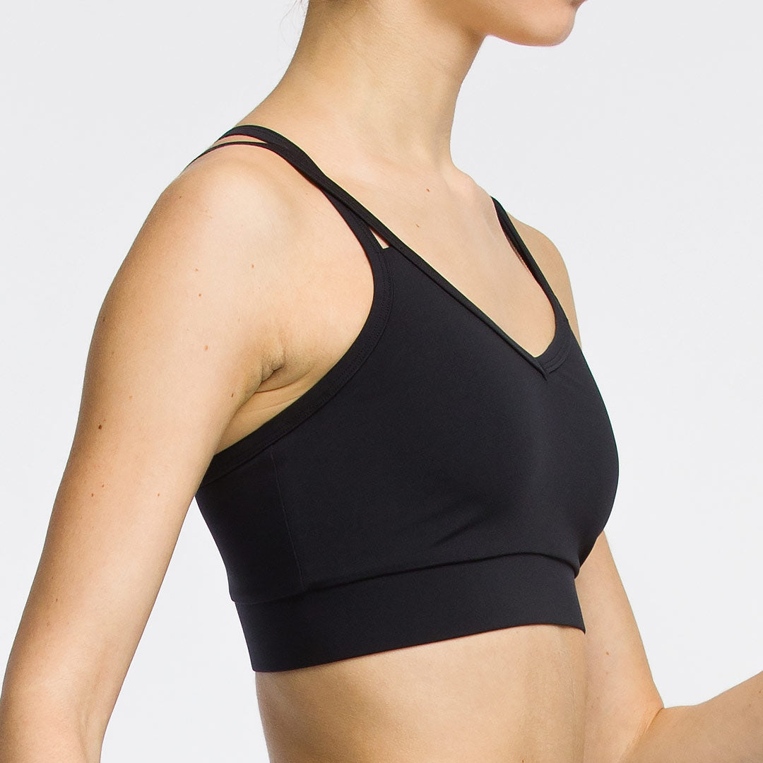 active style bra in black color